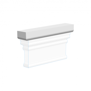 Дверной декор Ultrawood D 4200 30х43х220 мм