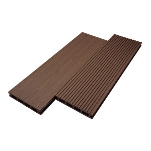 Доска террасная из ДПК Deckdesign Select Dark Brown 22х146х3000 мм