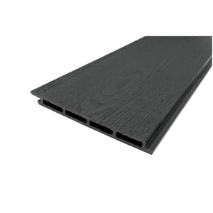 Фасадная доска (сайдинг) Holzhof Антрацит 15х165х3000 мм