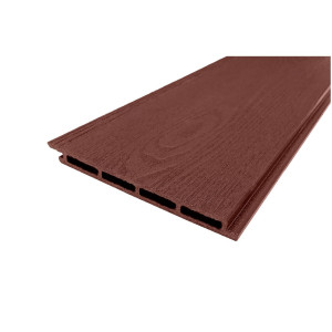 Фасадная доска (сайдинг) Holzhof Коричневый 15х165х3000 мм