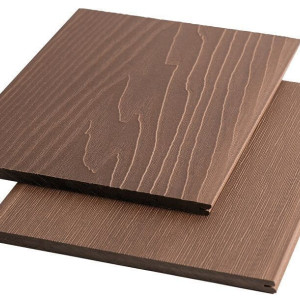 Фасадный планкен из ДПК Экодэк Брайт 3D Каштан 10х220х3000 мм