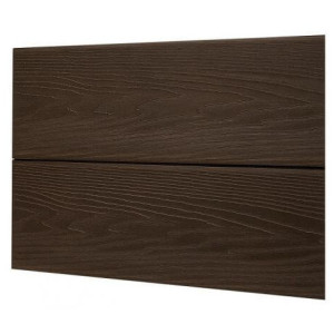 Фасадный планкен из ДПК Экодэк Брайт 3D Шоколад 10х220х3000 мм