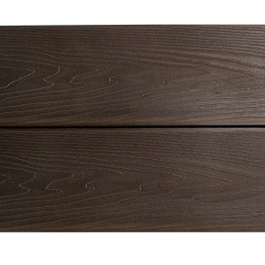 Фасадный планкен из ДПК Экодэк Брайт 3D Шоколад 10х220х3000 мм