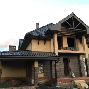 Фасадный планкен из ДПК Экодэк Брайт 3D Шоколад 10х220х4000 мм