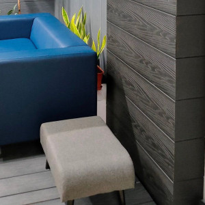 Фасадный планкен из ДПК Экодэк Брайт 3D Венге 10х220х6000 мм