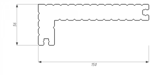 Финишная доска ДПК Woodvex Expert Antique stone grey 25х135х4000 мм