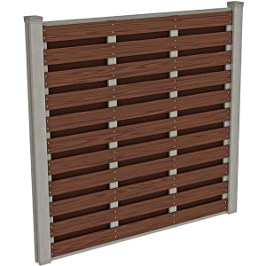 Горизонтальный вентилируемый забор HILST 2000х2000 мм