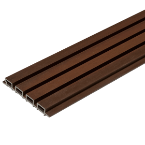 Стеновая реечная панель из ДПК CM Wall Merbau 26х219х3000 мм