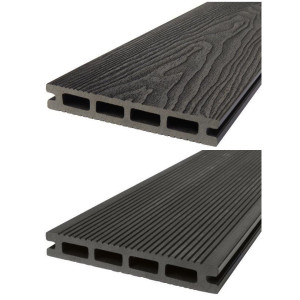 Террасная доска Bulros Country 3D Графит 21х145х6000 мм