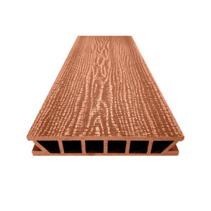 Террасная доска ДПК Deckron WoodLike 28х153х6000 мм Терракот