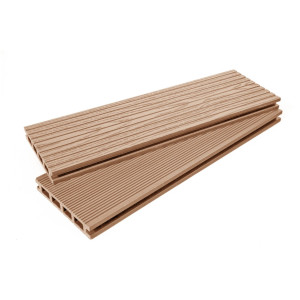 Террасная доска ДПК EcoDecking Tehno Бронза 26х147х4000 мм