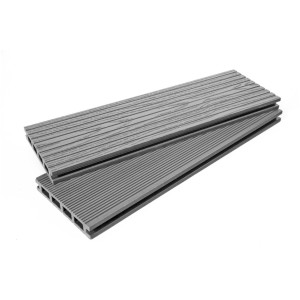 Террасная доска ДПК EcoDecking Tehno Серый 26х147х3000 мм