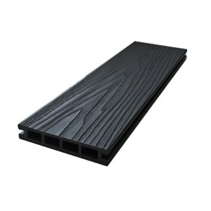 Террасная доска ДПК EcoDecking Titan 3D Серый 25х140х3000 мм