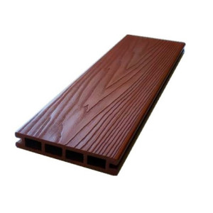 Террасная доска ДПК EcoDecking Titan 3D Терракот 25х140х3000 мм