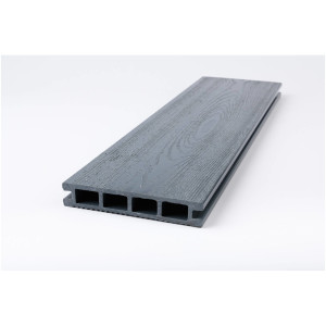 Террасная доска ДПК EcoDecking Titan Серый 25х140х3000 мм