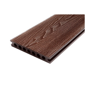 Террасная доска ДПК Nautic Prime Esthetic Wood 24х150х4000 мм Коричневая