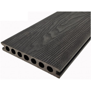 Террасная доска ДПК Nautic Prime Resine 22х148х4000 мм Антрацит