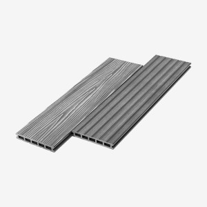 Террасная доска ДПК Unodeck Mogano Серый 24х165х4000 мм