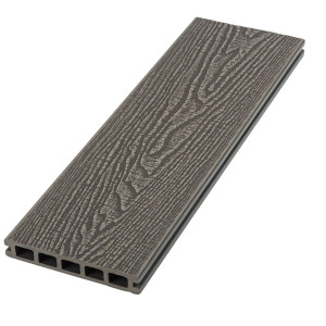 Террасная доска ДПК Woodvex Expert Antique Stone Gray 25х150х3000 мм