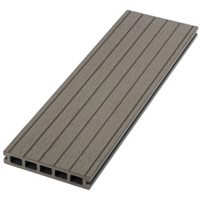 Террасная доска ДПК Woodvex Expert Antique Stone Gray 25х150х4000 мм