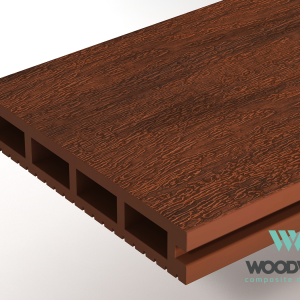 Террасная доска ДПК Woodvex Expert Colorite Палисандр 25х150х3000 мм