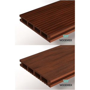 Террасная доска ДПК Woodvex Select Colorite Палисандр 22х146х3000 мм
