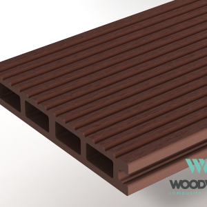 Террасная доска ДПК Woodvex Select Тёмно-коричневый 22х146х3000 мм