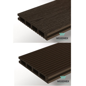 Террасная доска ДПК Woodvex Select Венге 22х146х4000 мм