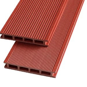 Террасная доска Экодэк Брайт. Вельвет. Кантри Терракот 22х140х3000 мм