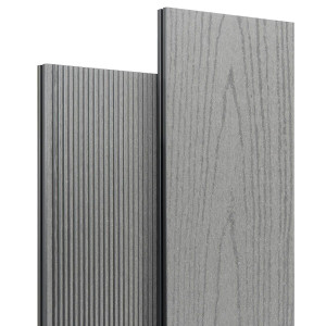 Террасная доска из ДПК Harvex AeroSlim Серый Дым 18х140х4000 мм