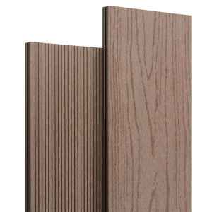 Террасная доска из ДПК Harvex AeroSlim Шоколад 18х140х3000 мм