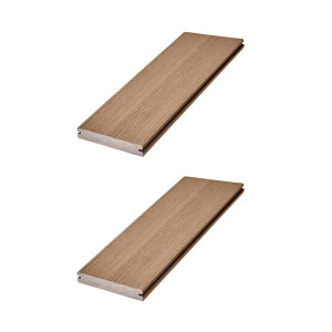 Террасная доска Twinson Massive 503 Орехово-коричневый 20х140х6000 мм