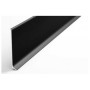 Алюминиевый плинтус Diele ПЛ60 Чёрный 11.2х58.5х2500 мм (пог. м)
