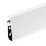 Плинтус Cezar Hi-Line Prestige P089 Белый глянец 22х75 мм (пог. м)