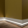 Плинтус Evrowood Белый PN 090 LED 18х100х2000 мм (пог. м)
