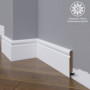 Плинтус Madest Decor 06-083-12 Белый 12х83 мм (пог. м)