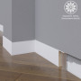 Плинтус Madest Decor 25-058-10 Белый 10х58 мм (пог. м)