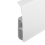 Плинтус пластиковый Wimar Quadro Белый матовый 22х100 мм (пог. м)