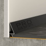 Плинтус Pro Design 570 Corner щелевой Чёрный 15.5х30х2700 мм (пог. м)