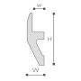 Молдинг NMC Wallstyl W1