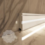 Плинтус Evrowood Белый PN 030 LED 16х80х2000 мм (пог. м)