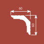 Карниз CoSca КX006 60х60х2000 мм (пог. м)