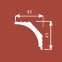 Карниз CoSca КX016 43х43х2000 мм (пог. м)