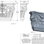 Капитель пилястры Orac Decor K201