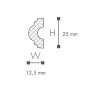 Молдинг NMC Wallstyl WL7 12.5х25х2000 мм (пог. м)