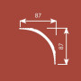 Карниз CoSca КX009 87x87х2000 мм (пог. м)