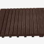 Ступень из ДПК Экодэк Брайт 3D Шоколад 23х320x4000 мм