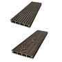 Террасная доска ДПК EcoDecking Komfort 3D Шоколад 23х143х4000 мм