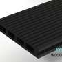 Террасная доска ДПК Woodvex Select Графит 22х146х3000 мм