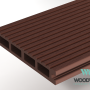 Террасная доска ДПК Woodvex Select Тёмно-коричневый 22х146х3000 мм